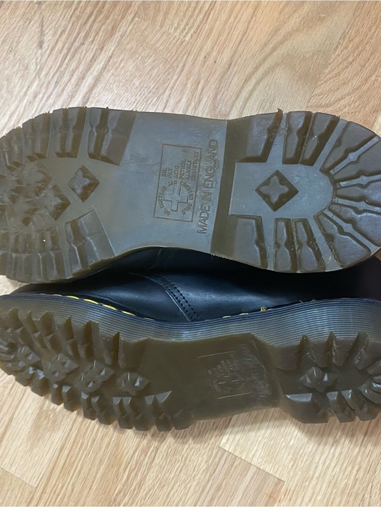 Dr. Martens Men’s Black Leather 3-Eye Derby Shoes Sz 10 1461 Made in England